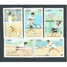 Cuba - Correo 1993 Yvert 3282/6 ** Mnh Deportes tenis