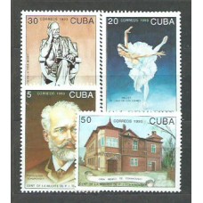 Cuba - Correo 1993 Yvert 3329/32 ** Mnh Tchaikowski
