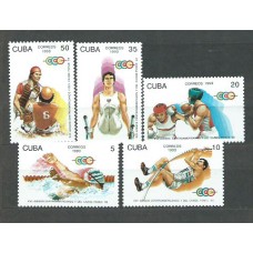Cuba - Correo 1993 Yvert 3339/43 ** Mnh Deportes