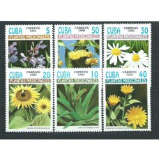 Cuba - Correo 1994 Yvert 3357/62 ** Mnh Flores