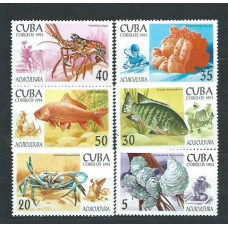 Cuba - Correo 1994 Yvert 3370/5 ** Mnh Fauna marina