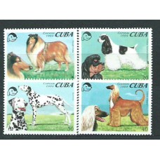Cuba - Correo 1994 Yvert 3391/5 ** Mnh Fauna perros