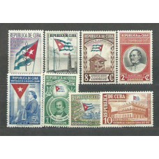 Cuba - Correo 1951 Yvert 341/4+A.40/2+U.11 * Mh Bandera cubana