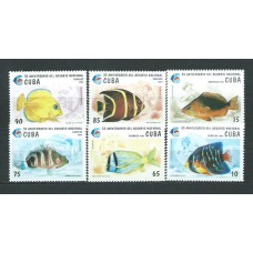 Cuba - Correo 1995 Yvert 3431/6 ** Mnh Fauna peces