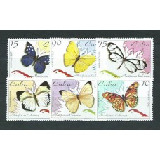 Cuba - Correo 1995 Yvert 3443/8 ** Mnh Fauna mariposas