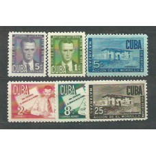 Cuba - Correo 1951 Yvert 350/2+A.46/8 * Mh Doctor Antonio Guiteras