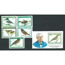 Cuba - Correo 1996 Yvert 3525/9+H.146 ** Mnh Fauna aves