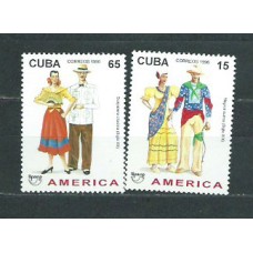 Cuba - Correo 1997 Yvert 3564/5 ** Mnh Trajes regionales