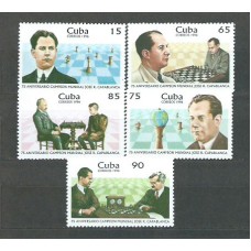 Cuba - Correo 1997 Yvert 3566/70 ** Mnh Ajedrez
