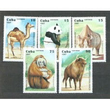 Cuba - Correo 1997 Yvert 3607/11 ** Mnh Fauna