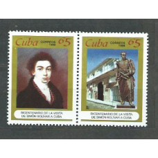 Cuba - Correo 1999 Yvert 3795/6 ** Mnh Simón Bolivar