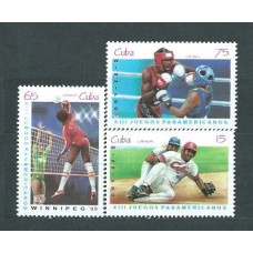 Cuba - Correo 1999 Yvert 3806/8 ** Mnh Deportes