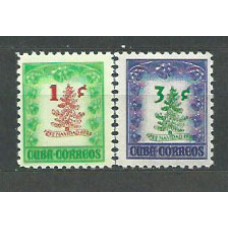 Cuba - Correo 1953 Yvert 381/82 ** Mnh Navidad