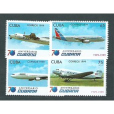 Cuba - Correo 1999 Yvert 3834/7 ** Mnh Aviones