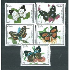 Cuba - Correo 2000 Yvert 3852/6 ** Mnh Fauna mariposas