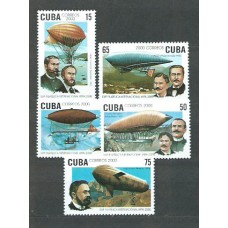 Cuba - Correo 2000 Yvert 3868/72 ** Mnh Zeppellin