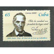 Cuba - Correo  2000 Yvert 3874 ** Mnh José de la Luz