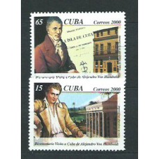 Cuba - Correo 2000 Yvert 3905/6 ** Mnh Alejandre Humboldt