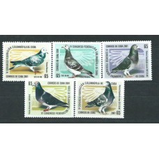 Cuba - Correo 2001 Yvert 3969/73 ** Mnh Fauna aves