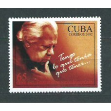 Cuba - Correo 2002 Yvert 4009 ** Mnh Nicolas Guillen