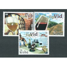Cuba - Correo 2002 Yvert 4010/2 ** Mnh Vinos