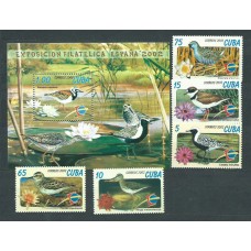 Cuba - Correo 2002 Yvert 4020/4+H.175 ** Mnh Fauna aves