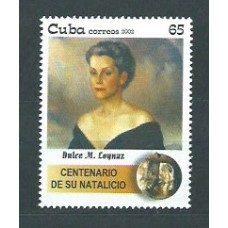 Cuba - Correo 2002 Yvert 4058 ** Mnh Dulce Loynaz