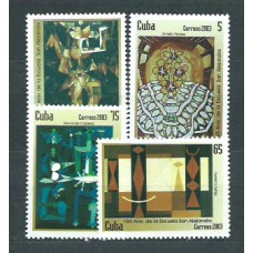 Cuba - Correo 2003 Yvert 4062/5 ** Mnh Pinturas