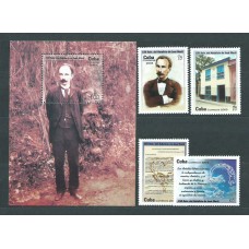 Cuba - Correo 2003 Yvert 4066/9+H.182 ** Mnh José Marti