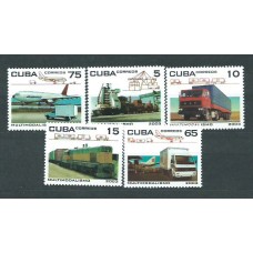Cuba - Correo 2003 Yvert 4080/4 ** Mnh Trenes