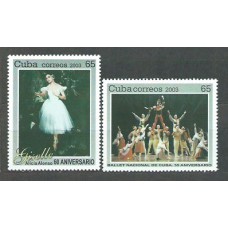 Cuba - Correo 2003 Yvert 4131/2 ** Mnh Danza