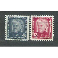 Cuba - Correo 1954 Yvert 415+A.106 * Mh Maria Luiza Dolz