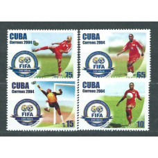 Cuba - Correo 2004 Yvert 4169/72 ** Mnh Deportes fútbol