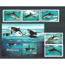 Cuba - Correo 2004 Yvert 4194/8+H.193 ** Mnh Fauna marina