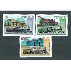 Cuba - Correo 2004 Yvert 4199/201 ** Mnh Trenes