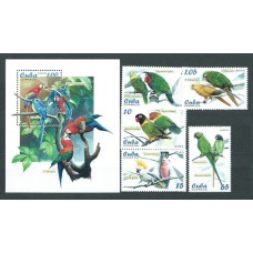 Cuba - Correo 2005 Yvert 4230/4+H.198 ** Mnh Fauna aves