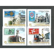 Cuba - Correo 2005 Yvert 4275/8 sin dentar ** Mnh Sellos de Europa