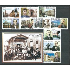 Cuba - Correo 2005 Yvert 4281/90+H.205 ** Mnh José Marti