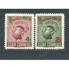 Cuba - Correo 1955 Yvert 431/2 * Mh Navidad