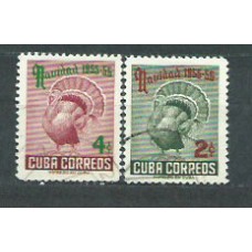 Cuba - Correo 1955 Yvert 431/2 usado Navidad