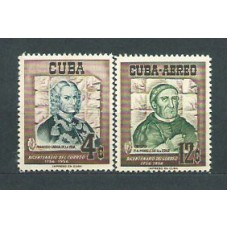 Cuba - Correo 1956 Yvert 434+A.128 ** Mnh Personajes