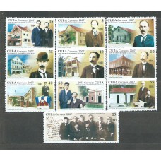 Cuba - Correo 2007 Yvert 4424/33 ** Mnh José Marti