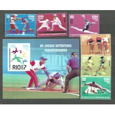 Cuba - Correo 2007 Yvert 4470/5+H.228 ** Mnh Deportes
