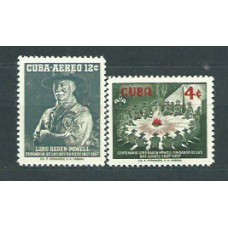 Cuba - Correo 1957 Yvert 449+A.152 ** Mnh Scoutismo