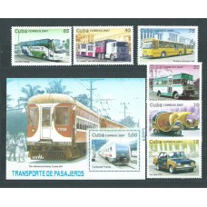 Cuba - Correo 2007 Yvert 4508/13+H.230 ** Mnh Transportes