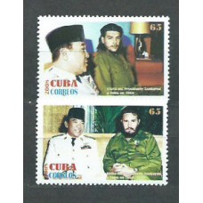 Cuba - Correo 2008 Yvert 4615/6 ** Mnh Visita de Sokarno