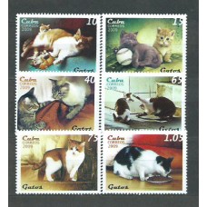 Cuba - Correo 2009 Yvert 4769/74 ** Mnh Fauna gatos