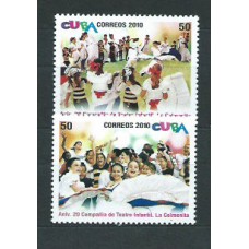 Cuba - Correo 2010 Yvert 4832/3 ** Mnh  Teatro infantil