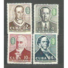 Cuba - Correo 1958 Yvert 484/7 ** Mnh Personajes médicos