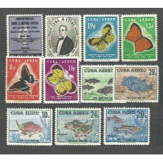 Cuba - Correo 1958 Yvert 493/4+A.185/91+U.24/5 ** Mnh Fauna